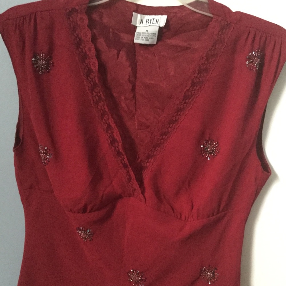 A Byer Red Blouse